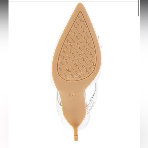 New BCBGeneration
Bardia Metallic Patent Rhinestone Bows Dress Mules - Picture 8 of 13